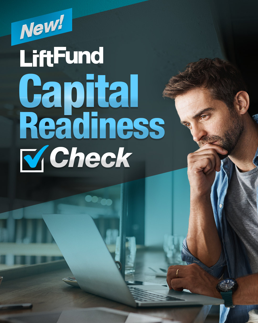 Man looking at computer