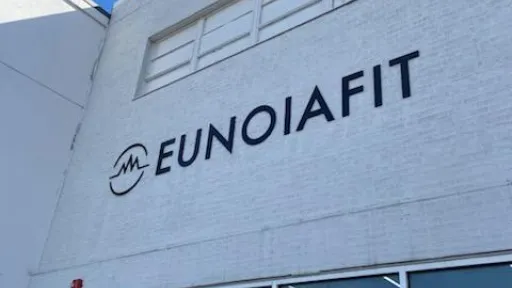 A building with a sign reading 'Eunioafit" 