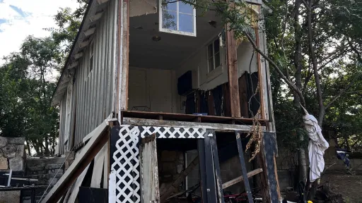 Damage left behind from the 2025 Kerrville Flood