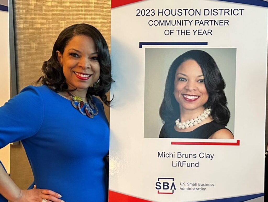 Michi Bruns Clay receives SBA Award for Community Partner of the Year
